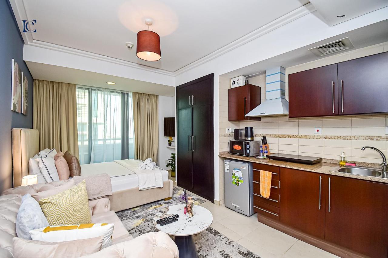 Luxury Escapes - Modern Studio Apt - Metro, Beach & Mall Mins Away Дубай Экстерьер фото