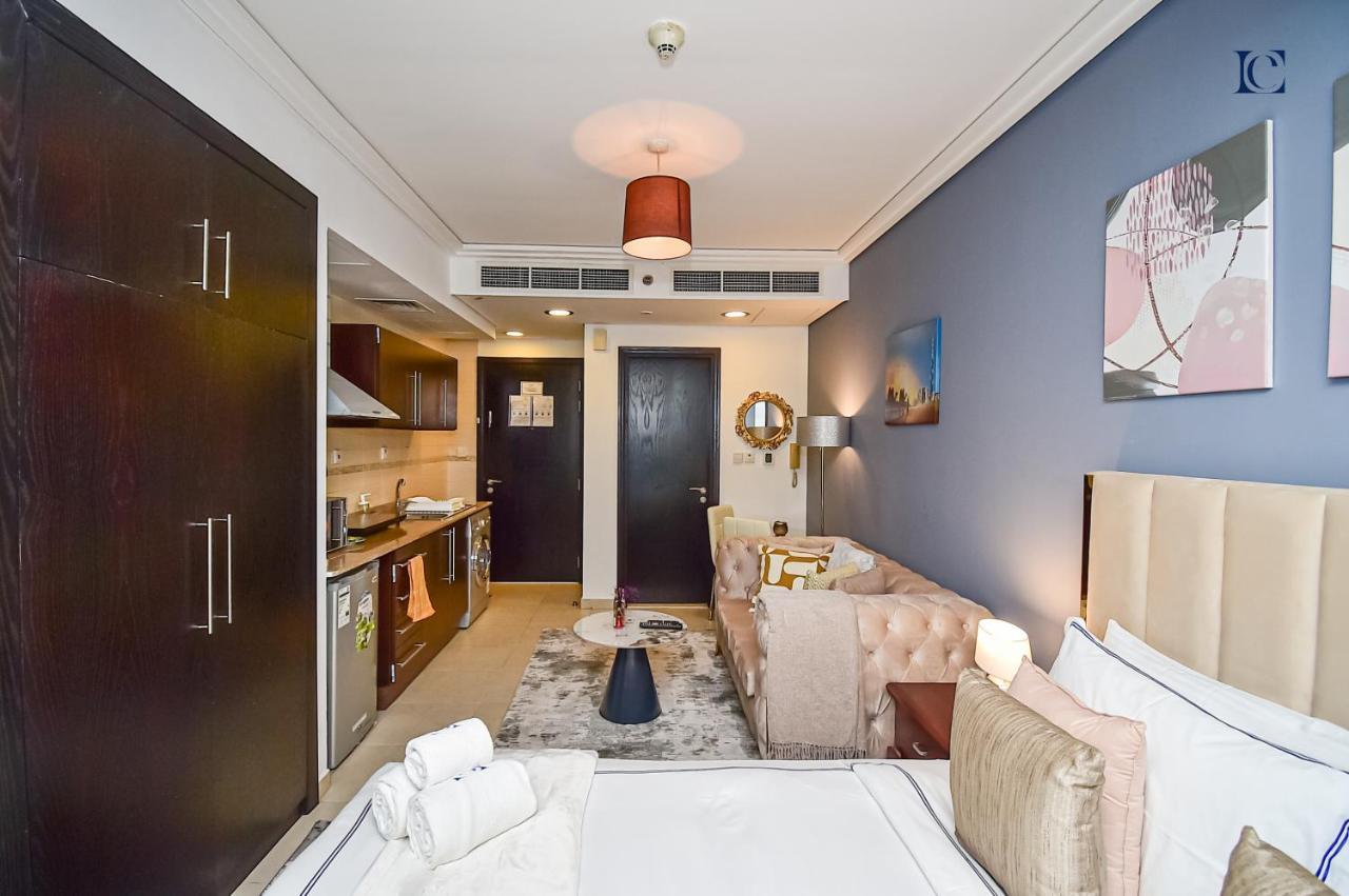 Luxury Escapes - Modern Studio Apt - Metro, Beach & Mall Mins Away Дубай Экстерьер фото