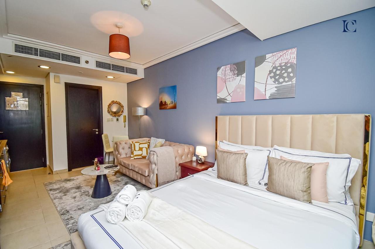 Luxury Escapes - Modern Studio Apt - Metro, Beach & Mall Mins Away Дубай Экстерьер фото